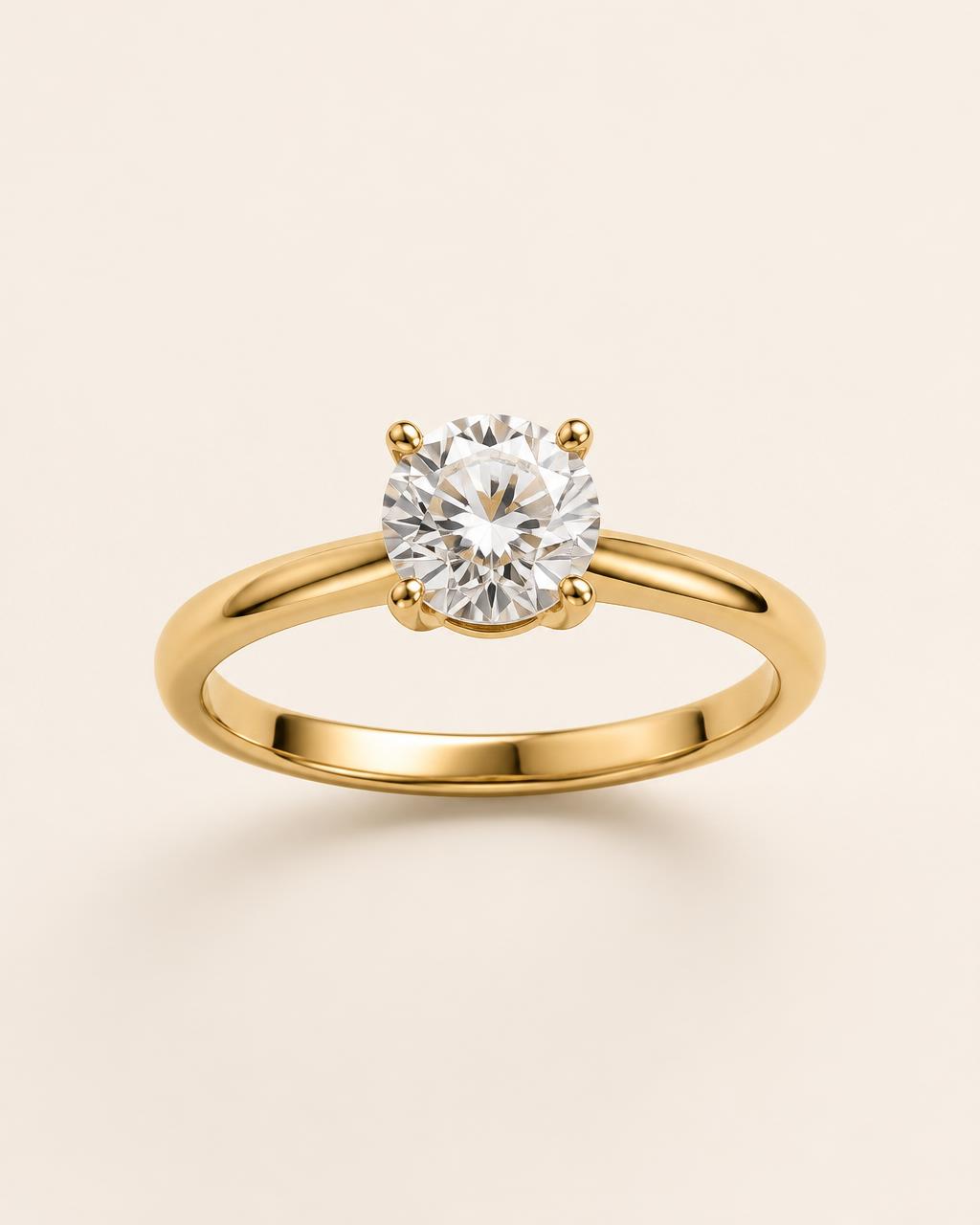 Solitaire Aurore Classique — 0,70 ct Brillant